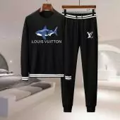 sweatshirt louis vuitton homme tee-shirt manches longues pantalon lv graphique s_1020630